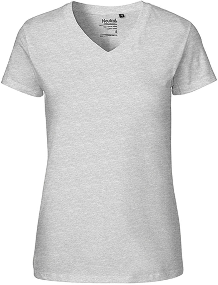 V-Neck Damen-T-Shirt aus Fairtrade-Baumwolle