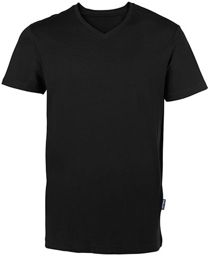 Premium Herren-T-Shirt aus Bio-Baumwolle mit V-Neck