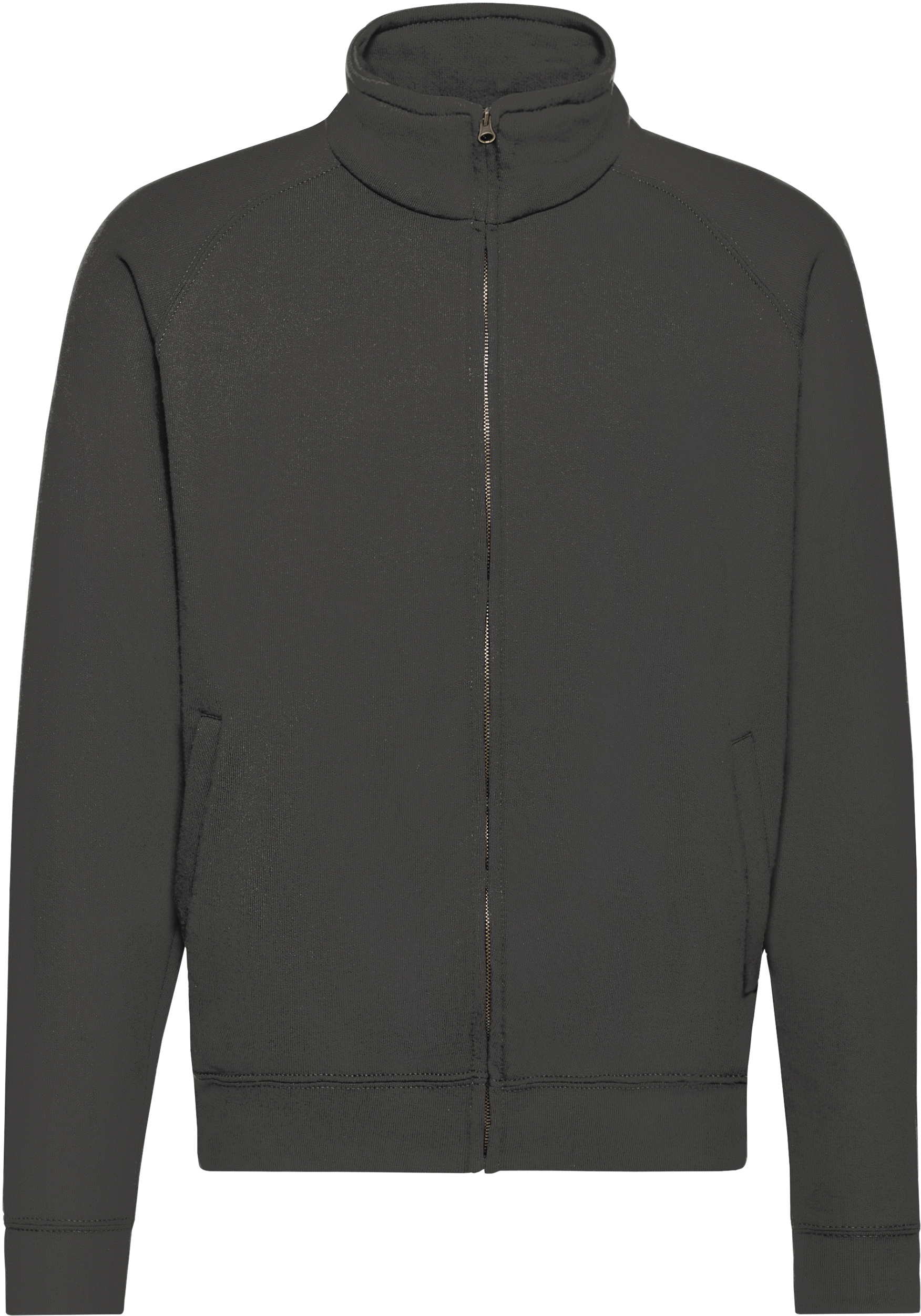 Klassische Herren-Sweatjacke mit Stehkragen