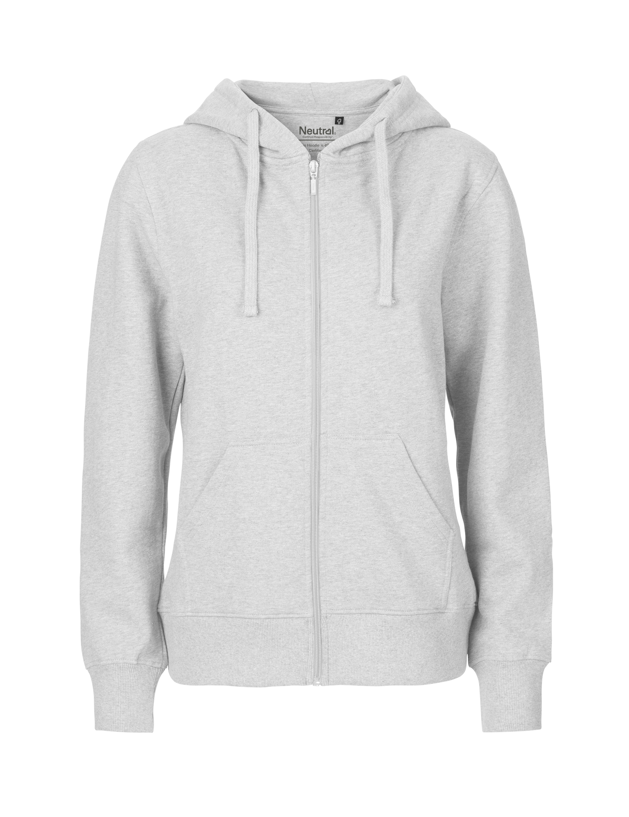 Flauschiger Damen Zip-Hoodie aus Fairtrade-Baumwolle