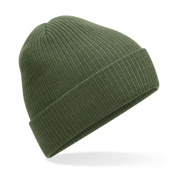 Gerippter Beanie mit Umschlag aus Polylana-Polyester