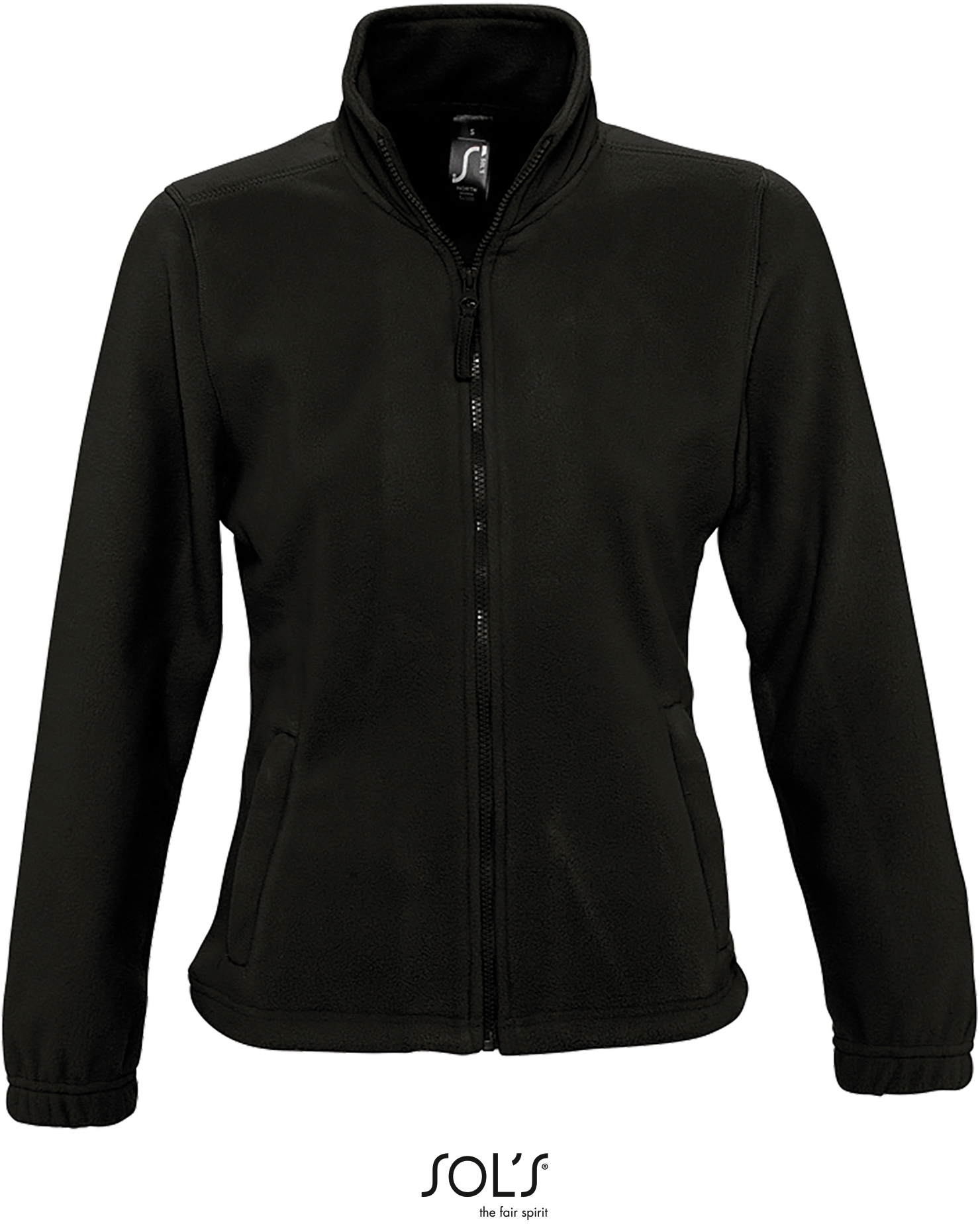 Klassische Damen-Fleecejacke "North" mit Stehkragen