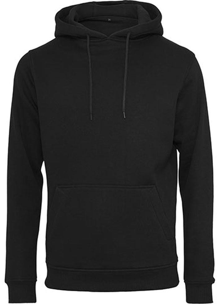 Schwerer flauschiger Herren-Hoodie mit Kängurutasche