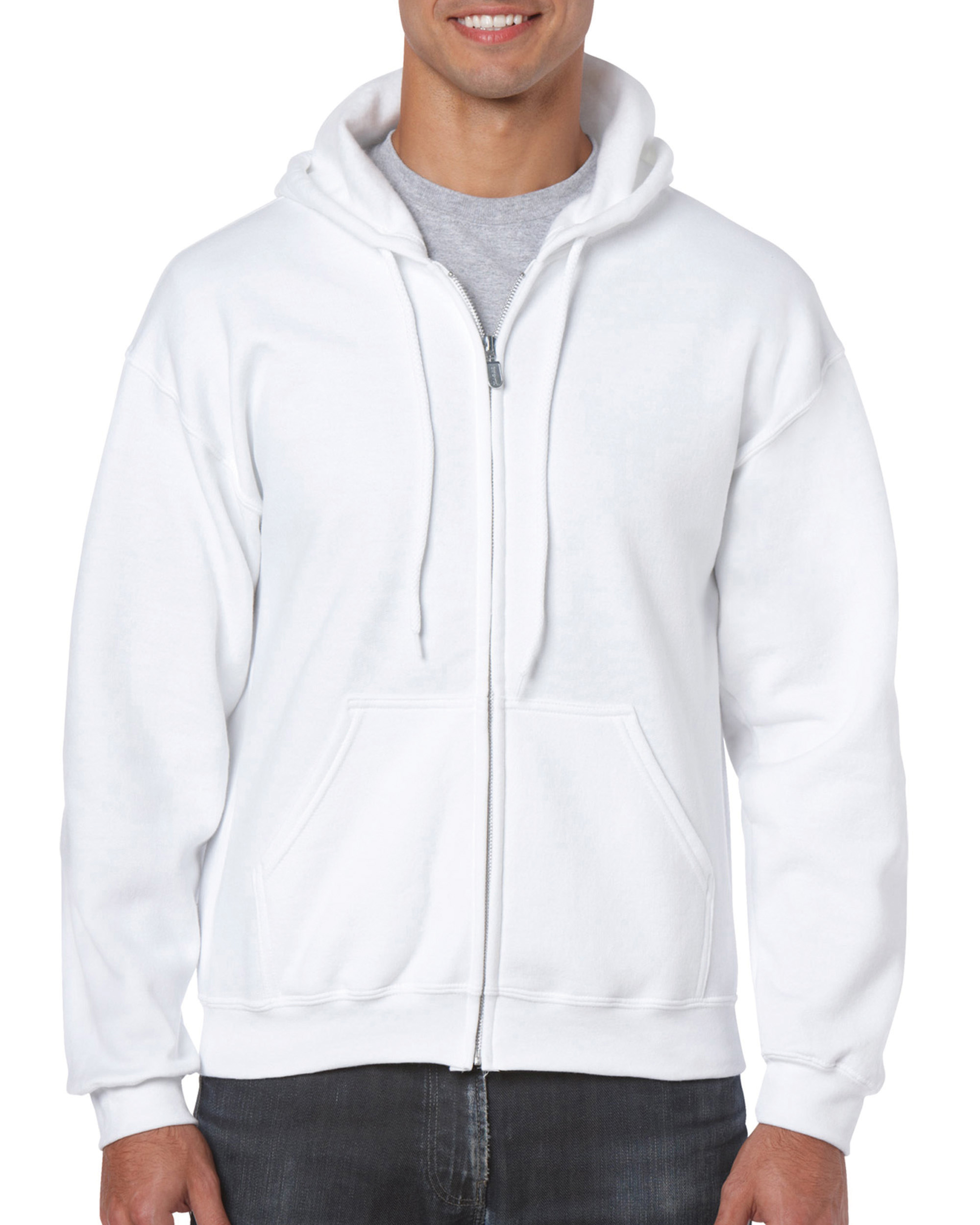 Schwere "Heavy Blend" Herren Zip-Hoodie