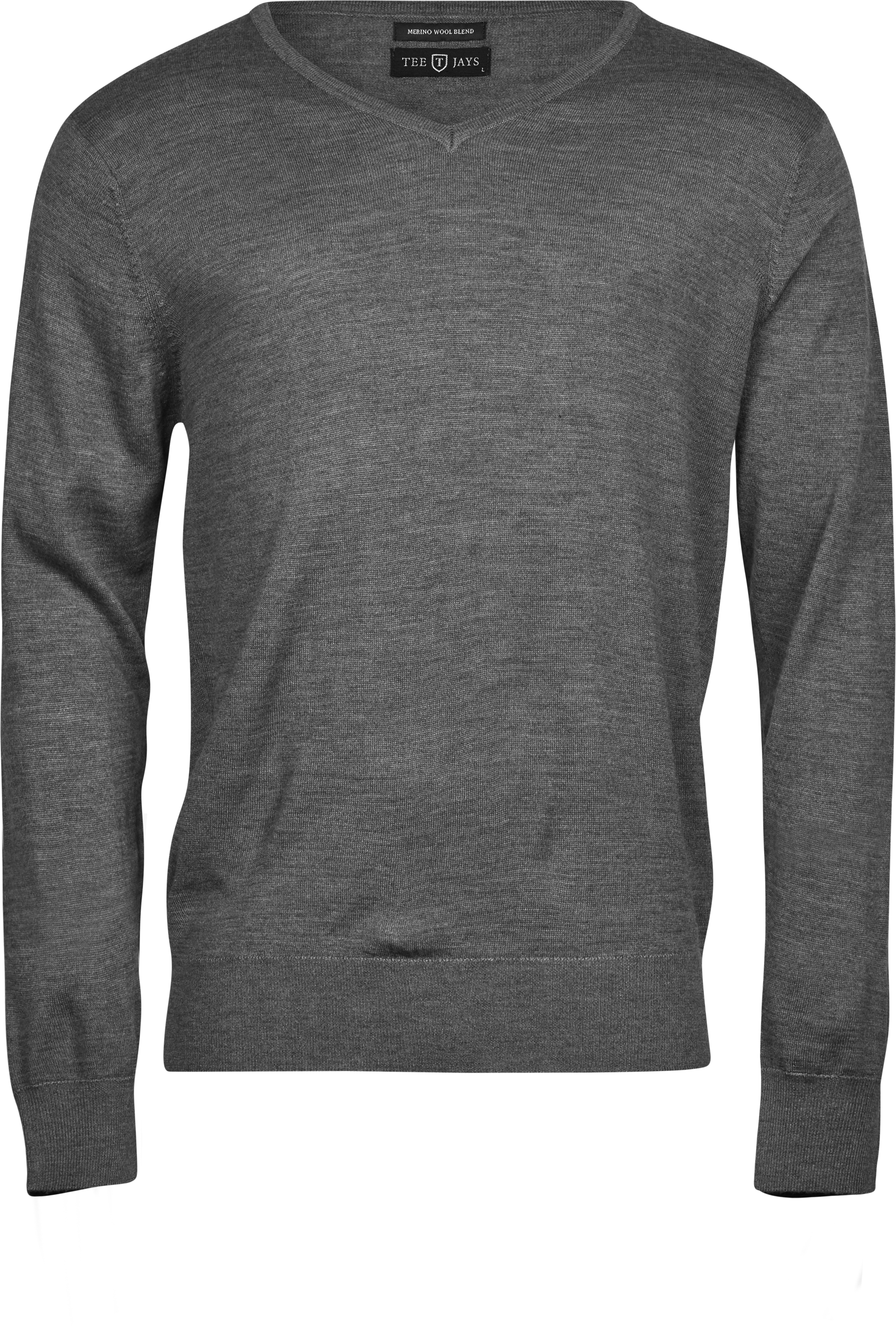 Herren V-Neck Strickpullover aus italienischem Merino-/Polyacrylgarn