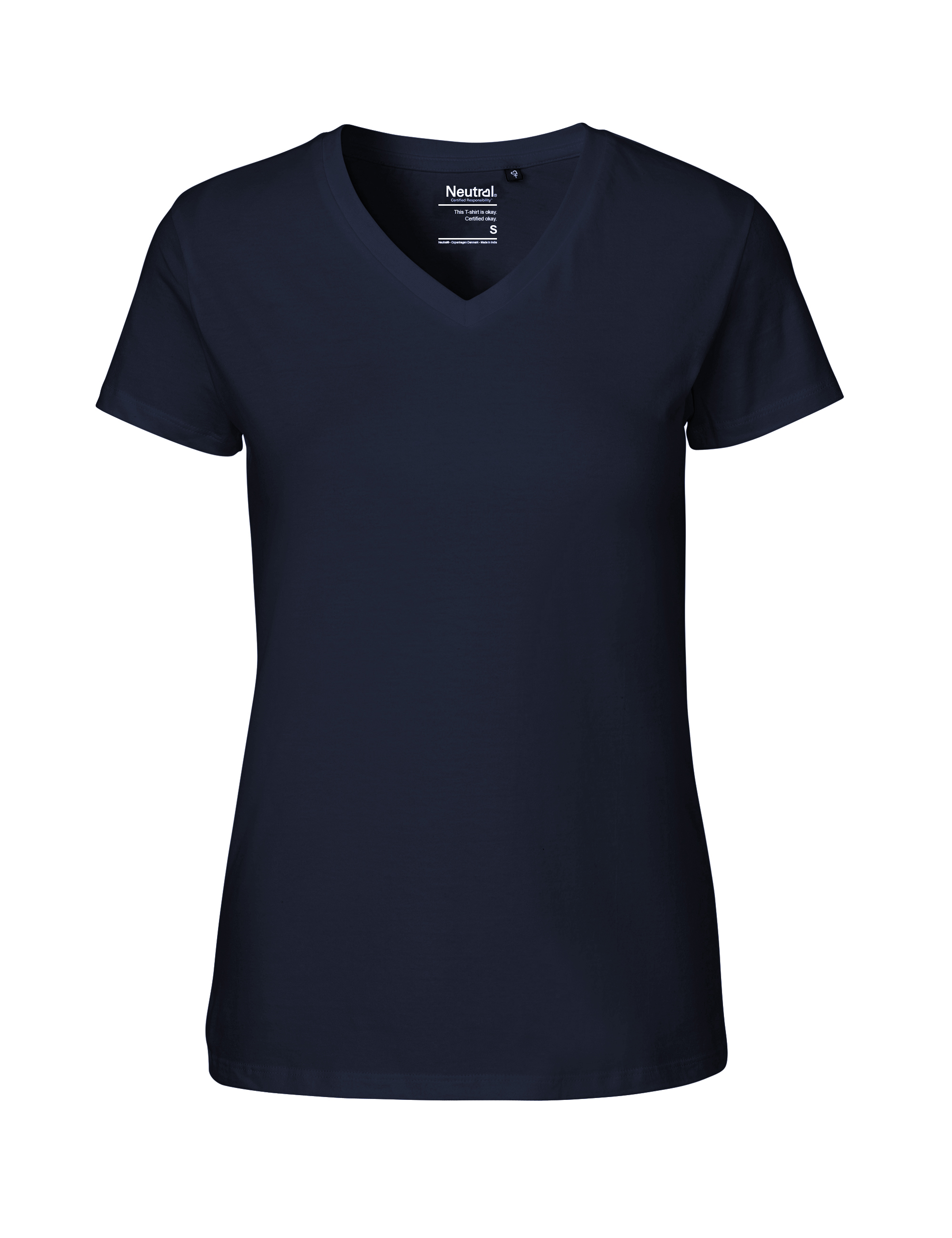 V-Neck Damen-T-Shirt aus Fairtrade-Baumwolle