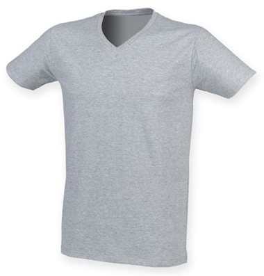 Herren Stretch V-Neck T-Shirt