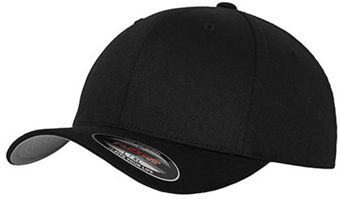 Hochwertige Flexfit Baseball-Cap im Woll-Look