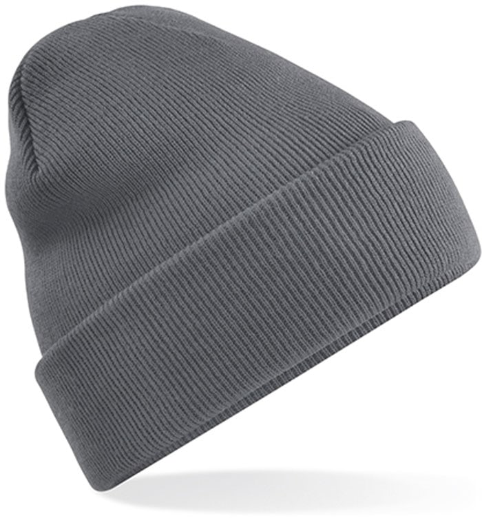 Klassischer recycelter Beanie mit Umschlag