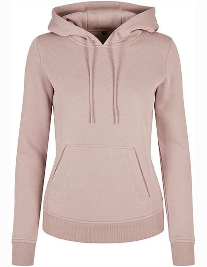 Schwerer flauschiger Damen-Hoodie mit Kängurutasche