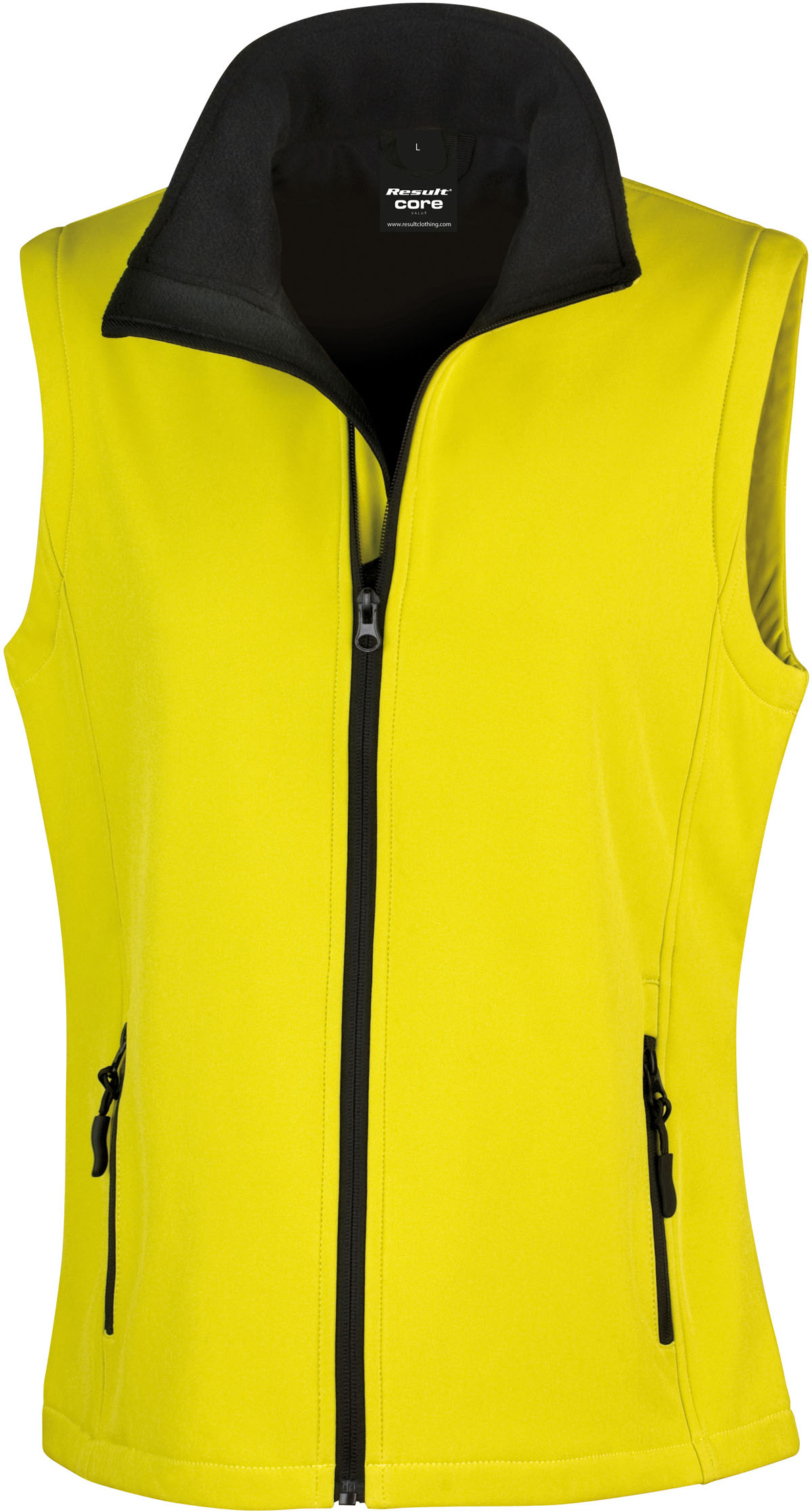 Damen Softshell-Bodywarmer mit Kinnschutz