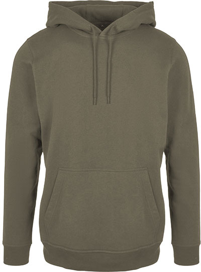 Flauschiger Basic Herren-Hoodie mit Kängurutasche