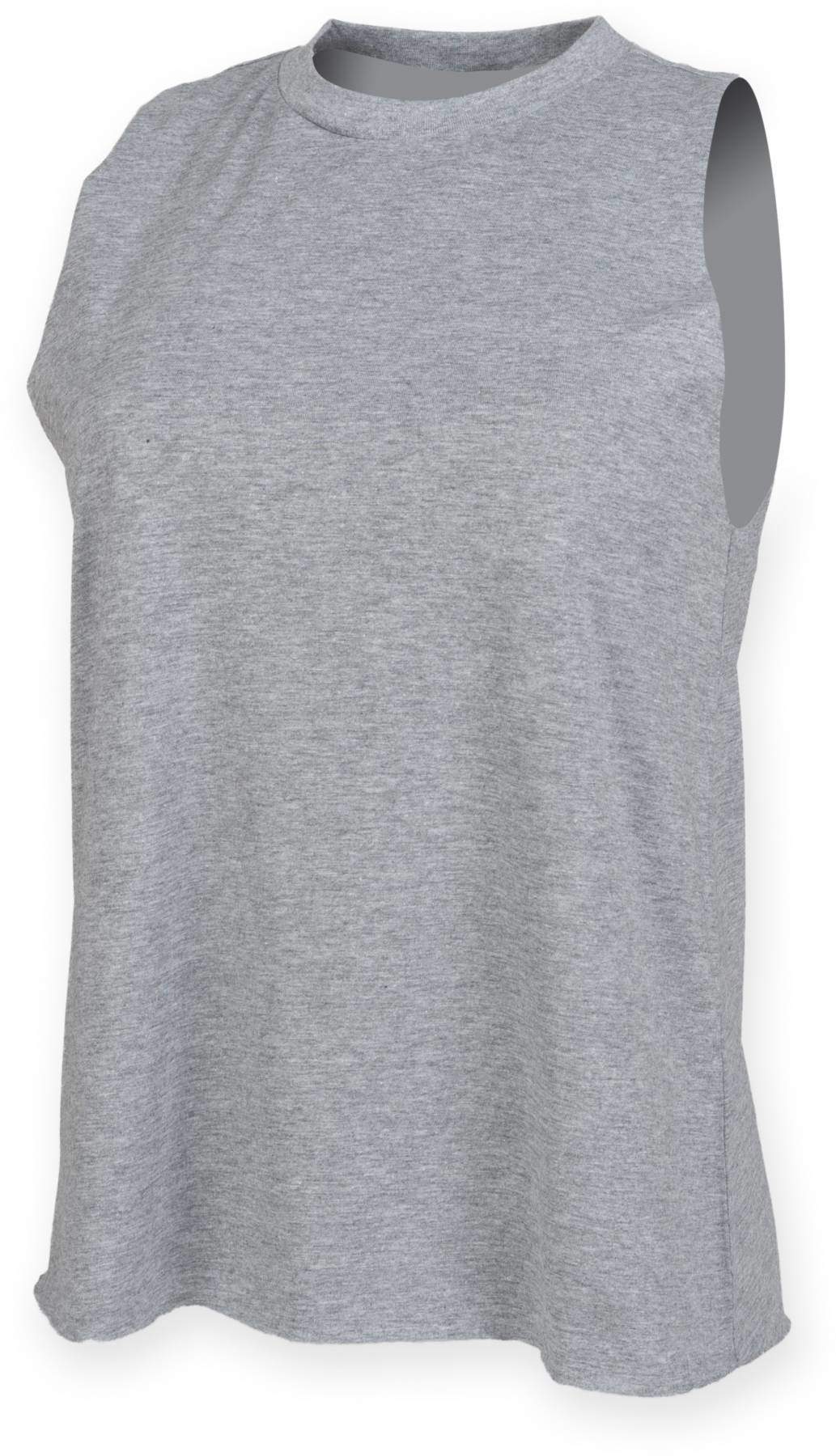 Modisches Damen-Tanktop mit ungesäumte Kanten