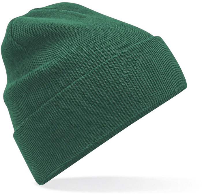 Klassischer Bio-Beanie mit Umschlag