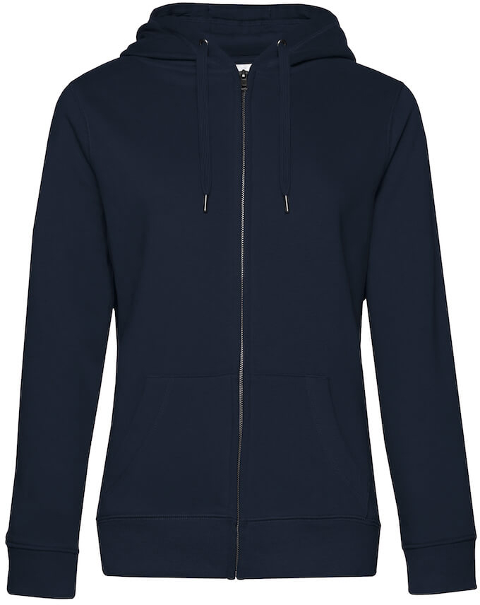 Flauschiger Damen Zip-Hoodie "Queen"