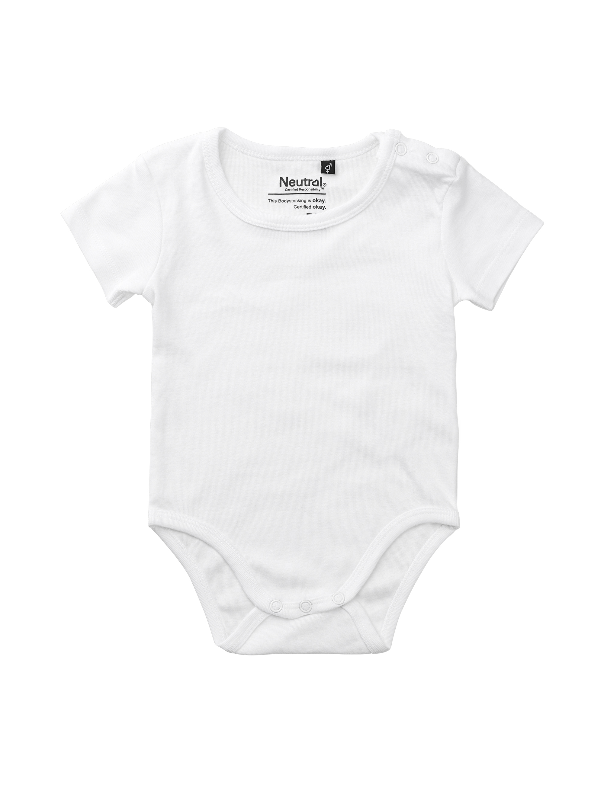 Kurzärmeliger Baby-Body aus Fairtrade-Baumwolle