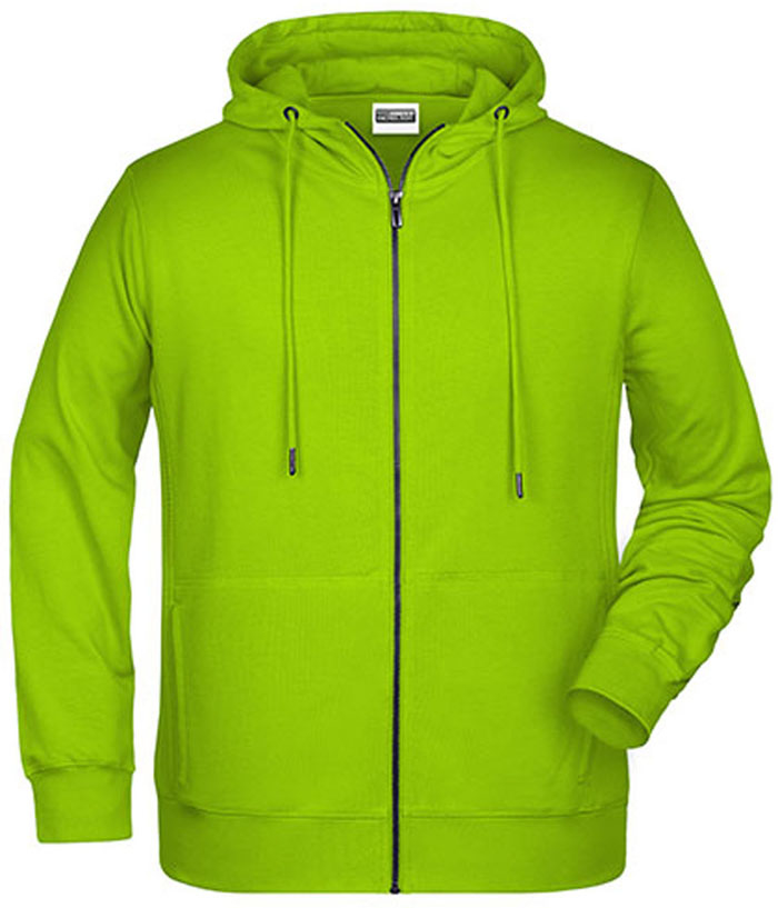 Leichter Herren Bio-Zip-Hoodie