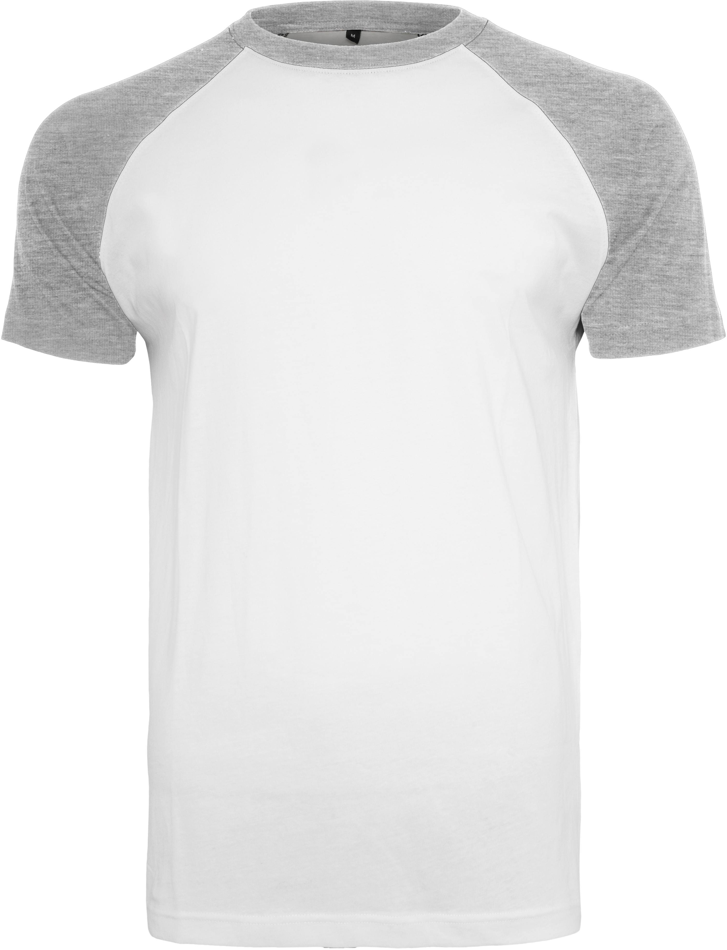 Slim Fit Kontrast Herren T-Shirt