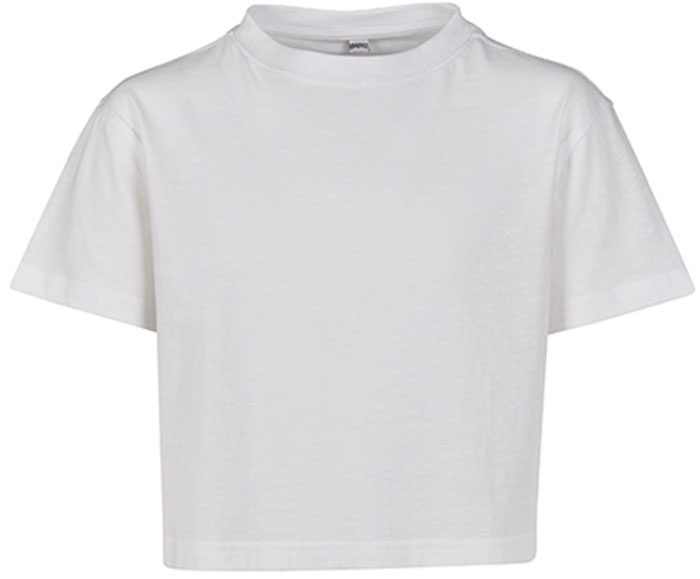 Cropped Jersey T-Shirt für Damen