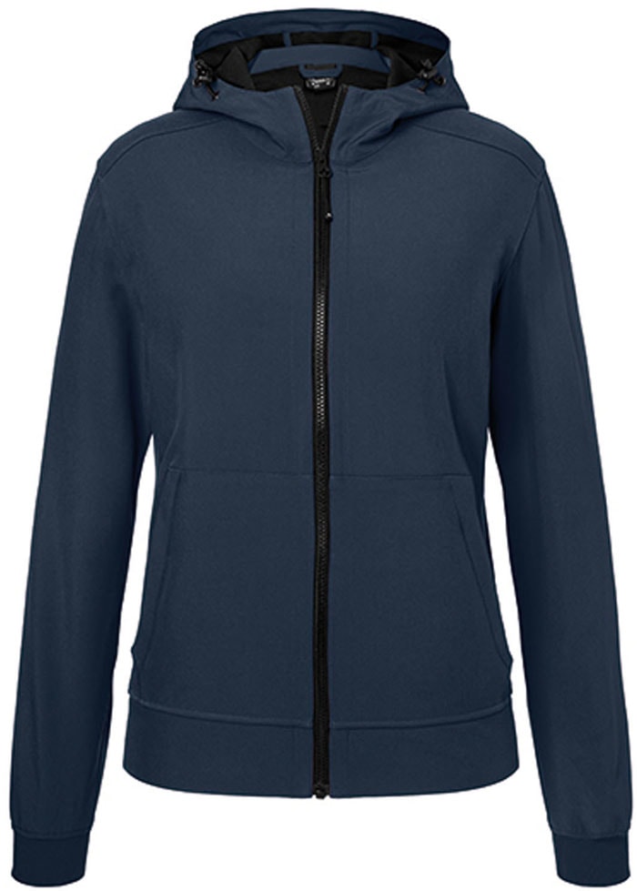 Damen-Softshelljacke Bionic-Finish-Eco und Kängurutasche