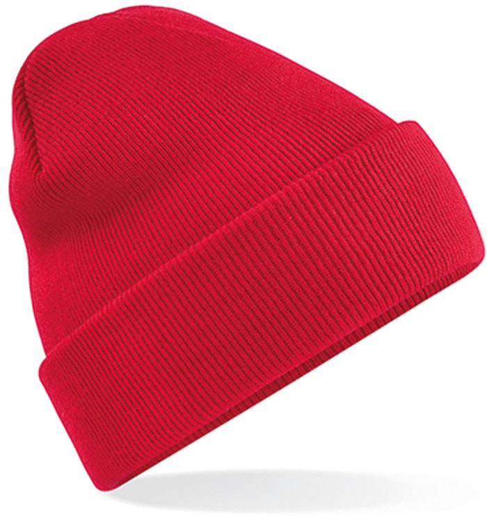 Klassischer Beanie mit Umschlag