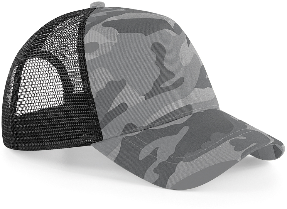 Camo Snapback Trucker Cap