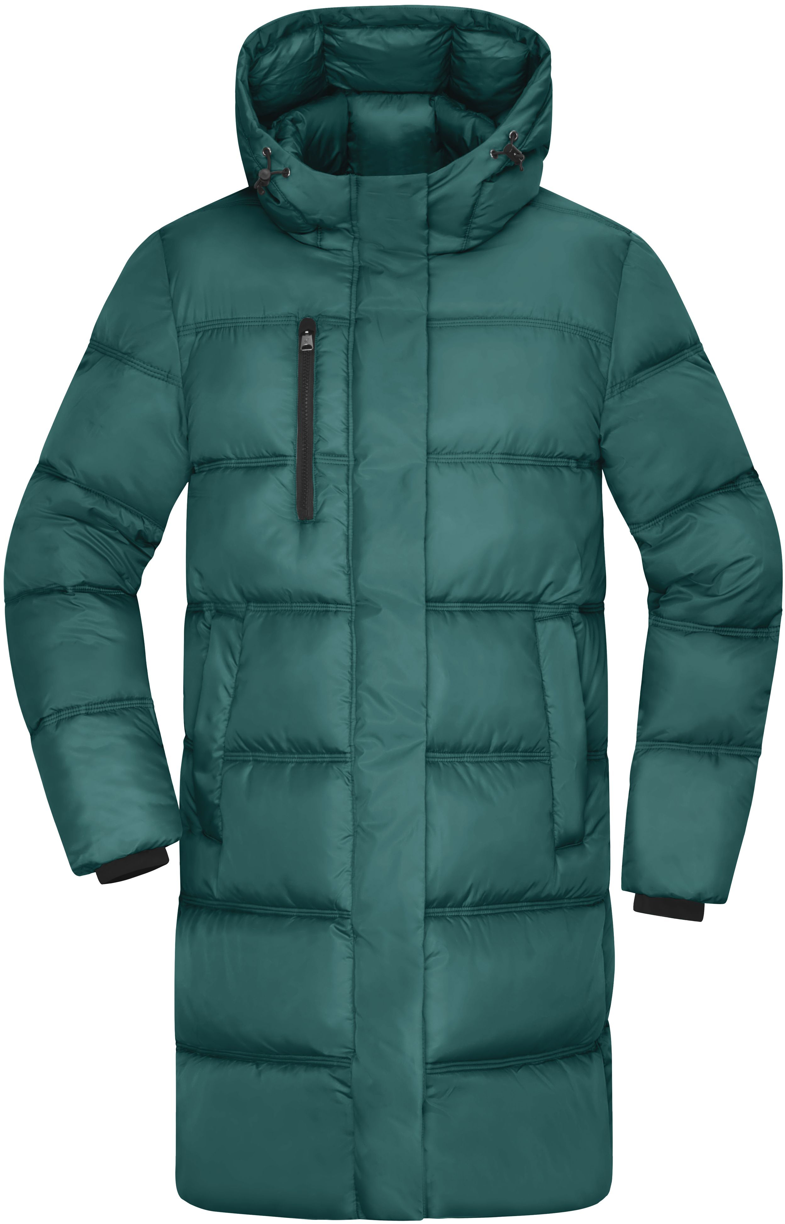 Voluminös gesteppter Damen-Wintermantel aus recyceltem Polyester