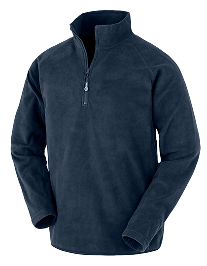 Atmungsaktiver recycelter Herren-Microfleece-Pullover