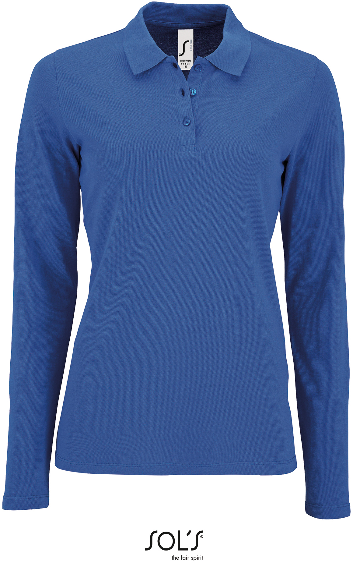 Damen Langarm-Poloshirt "Perfect"