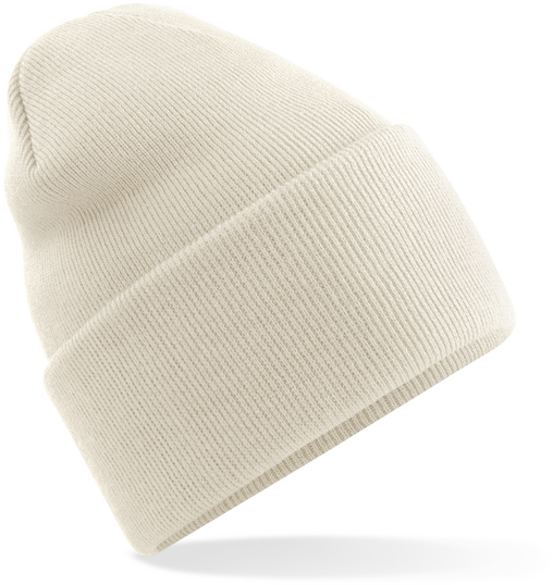 Recycelter Beanie mit breitem Umschlag