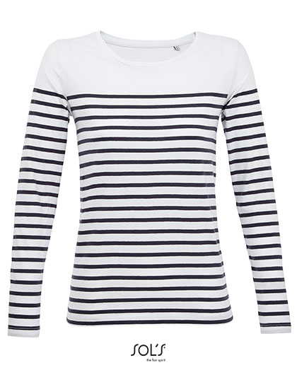 Gestreiftes Damen-Longsleeve "Matelot"