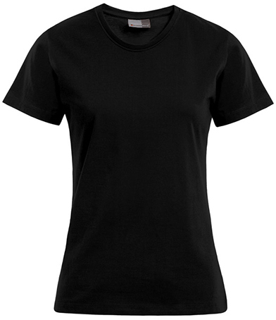 Schmal geschnittenes Premium Damen-T-Shirt