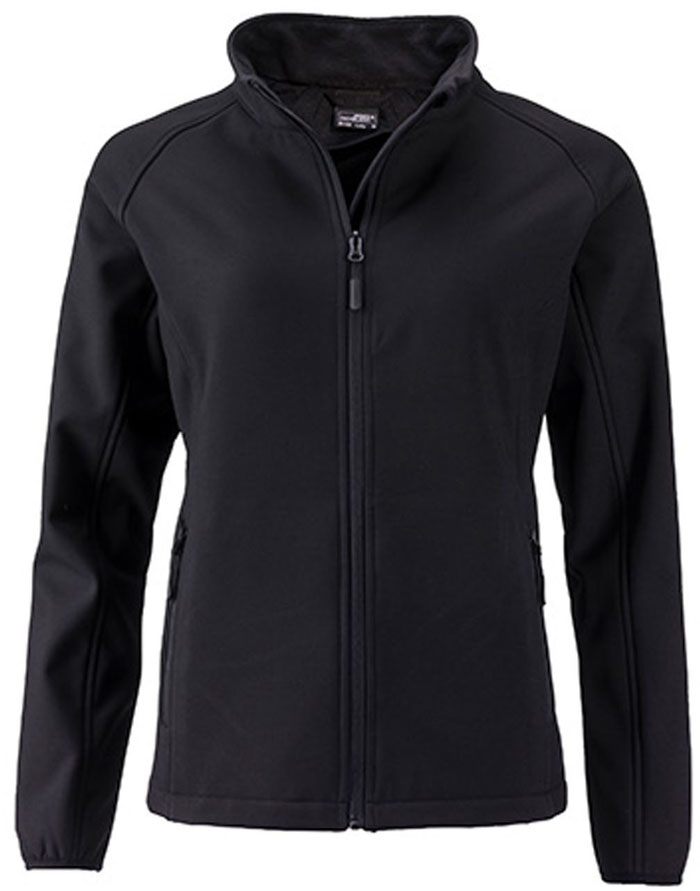 Basic Damen-Softshelljacke mit Kinnschutz