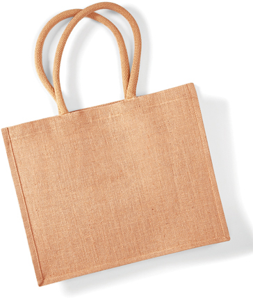 21 Liter Jute-Einkaufstasche