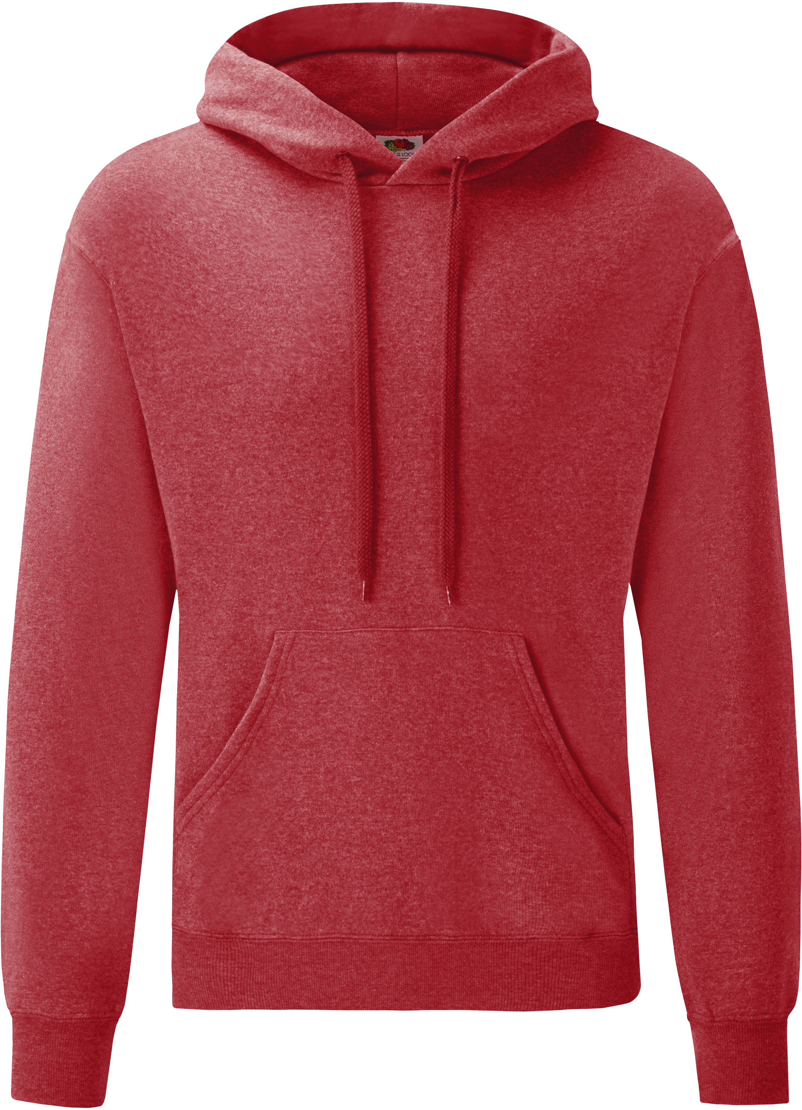 Flauschiger klassischer Herren-Hoodie mit Kängurutasche