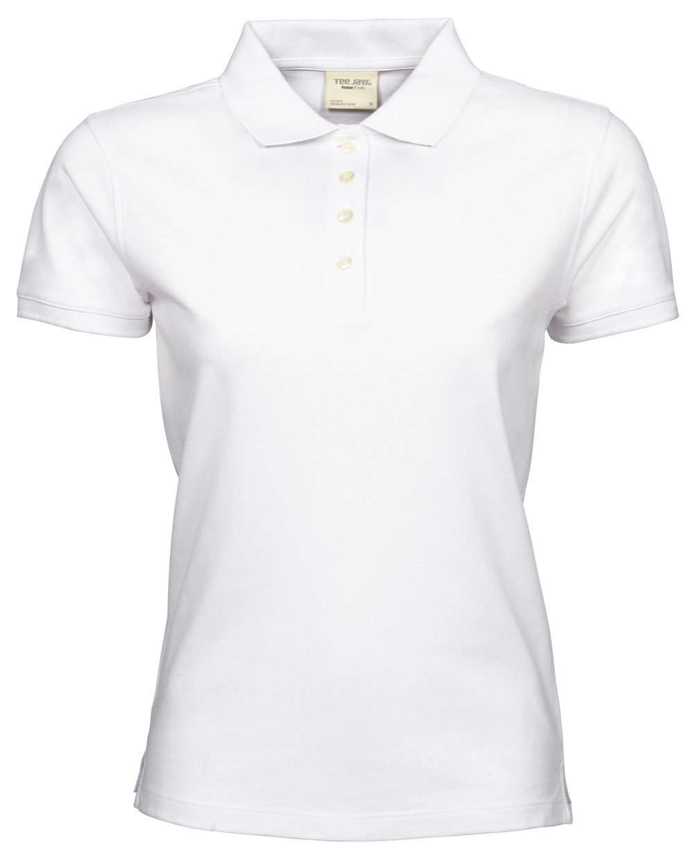 Hochwertiges Damen Baumwoll-Piqué-Poloshirt