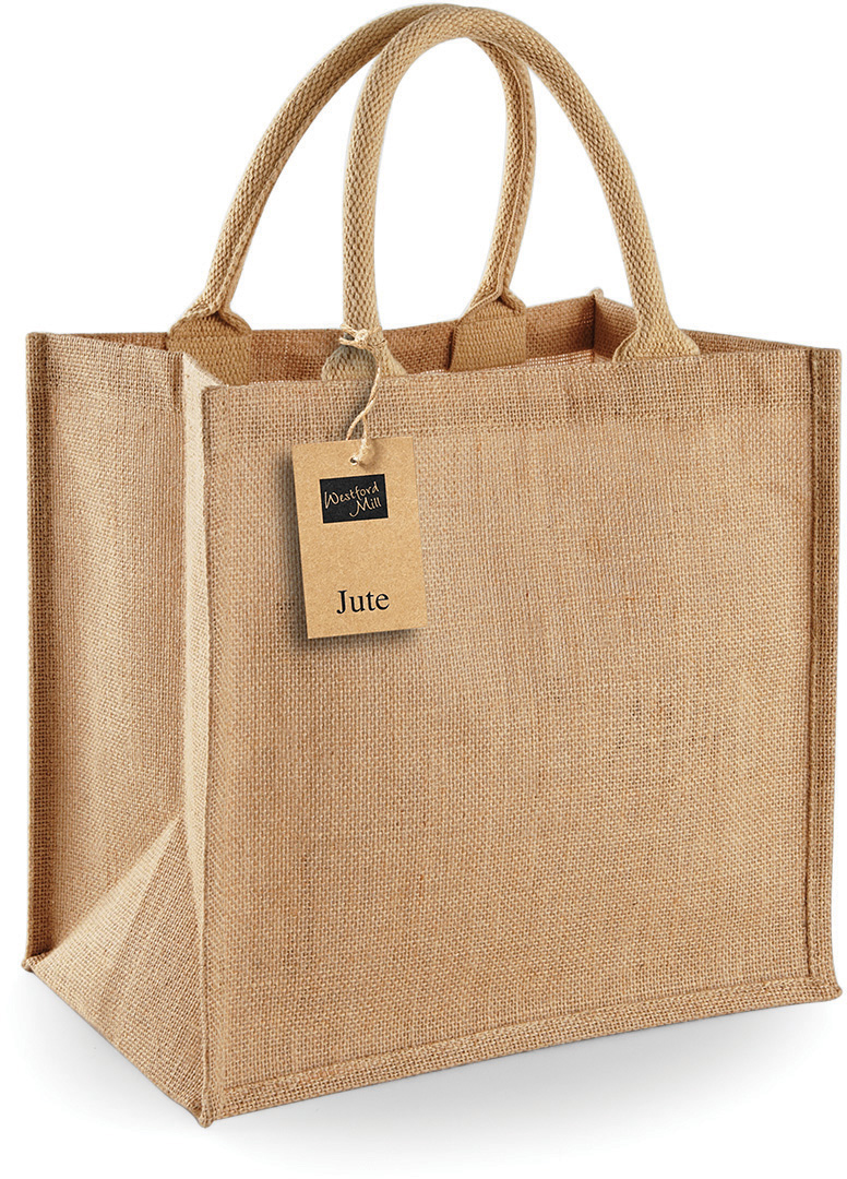 14 Liter Jute-Einkaufstasche