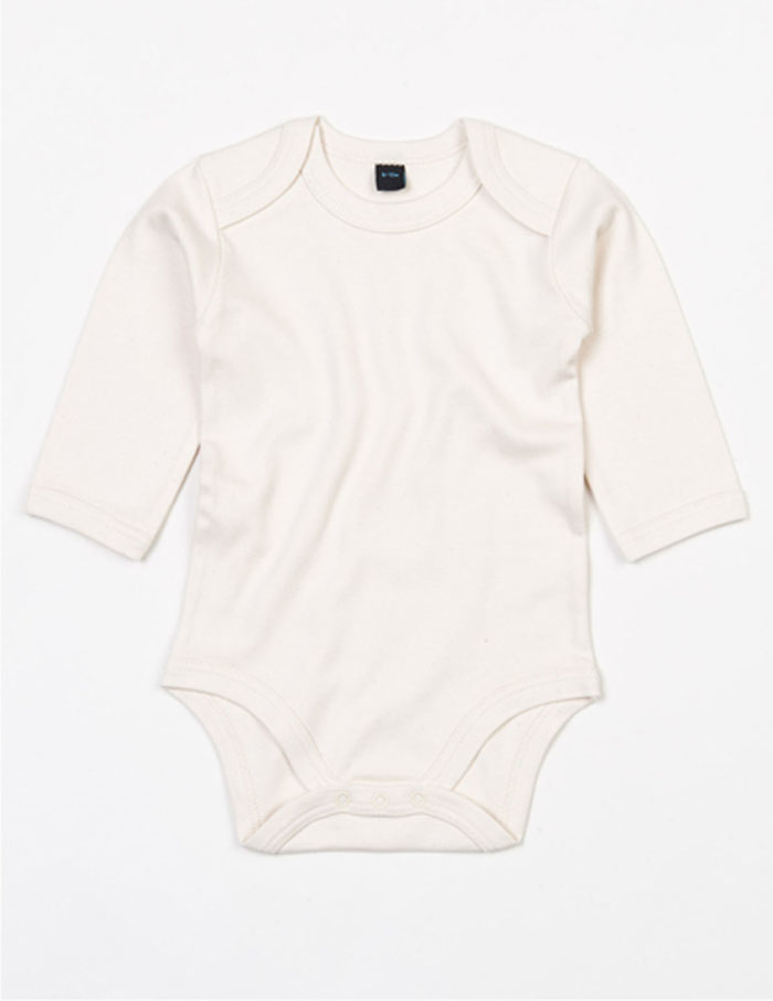 Langärmeliger Baby-Body aus Bio-Baumwolle