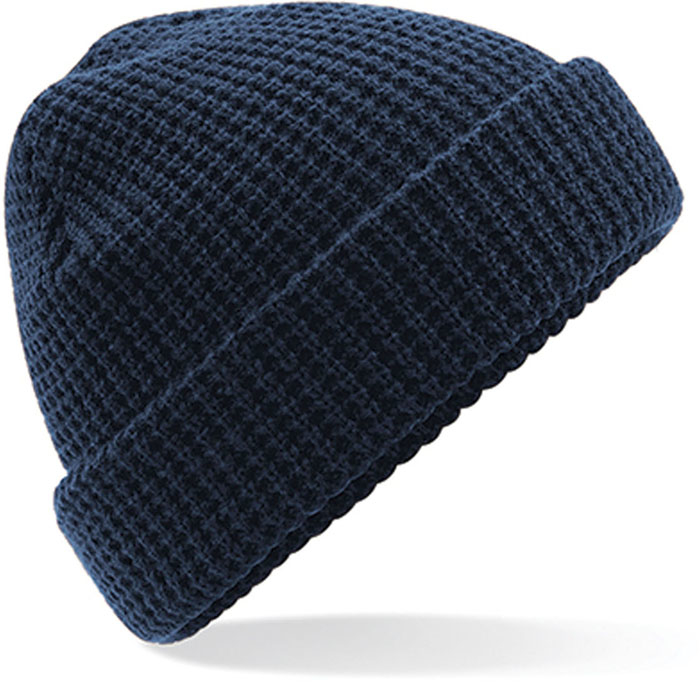 Beanie mit dickem Waffelmuster-Strick