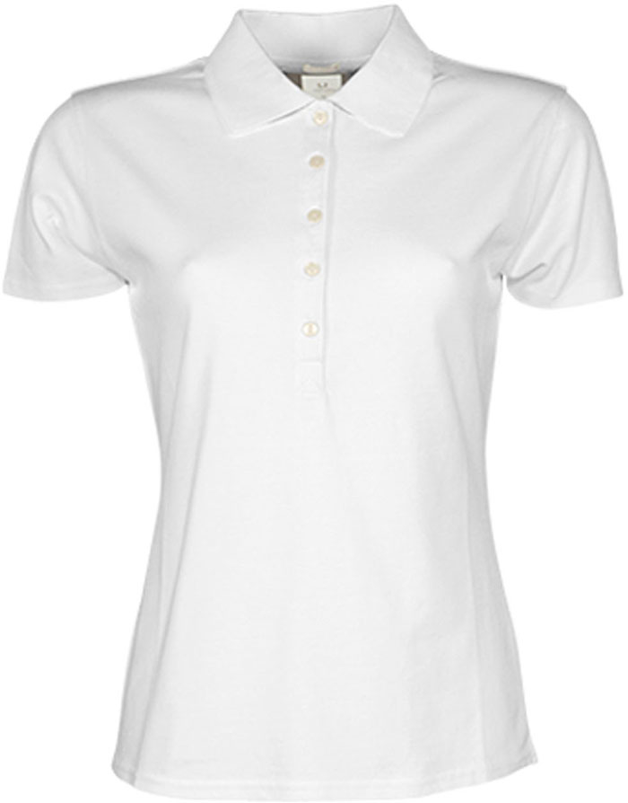 Elastisches Premium Damen-Poloshirt aus Bio-Baumwolle