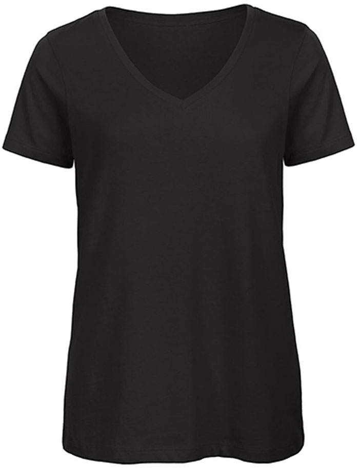 Basic V-Neck Damen Bio T-Shirt "Inspire"