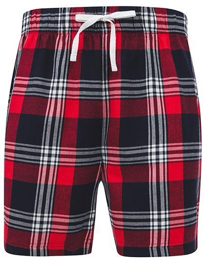 Herren Lounge-Shorts im Tartanmuster