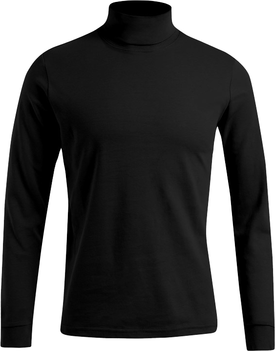 Herren-Longsleeve mit Rollkragen