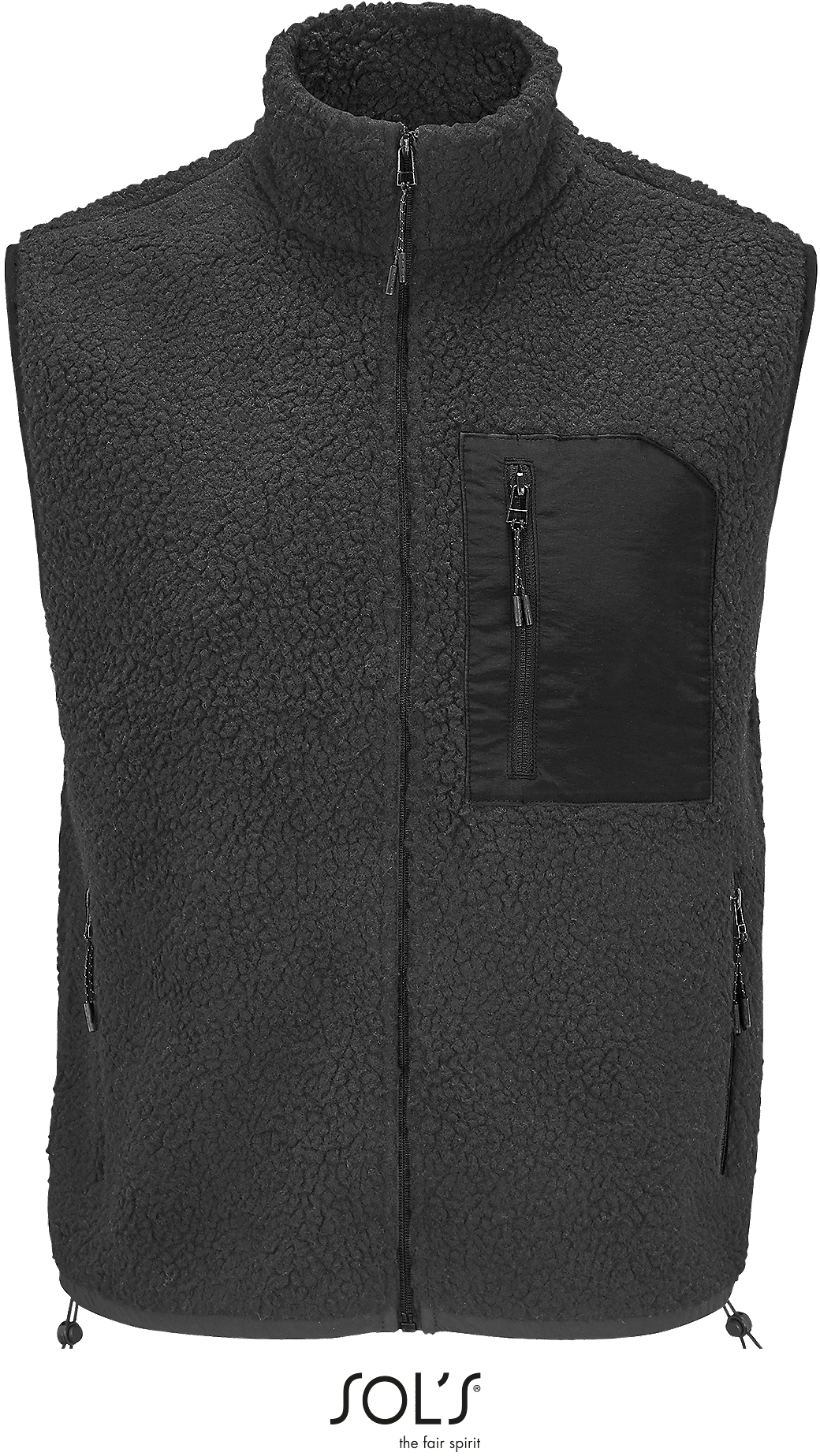 Recycelter Unisex Sherpa-Bodywarmer "Fury"