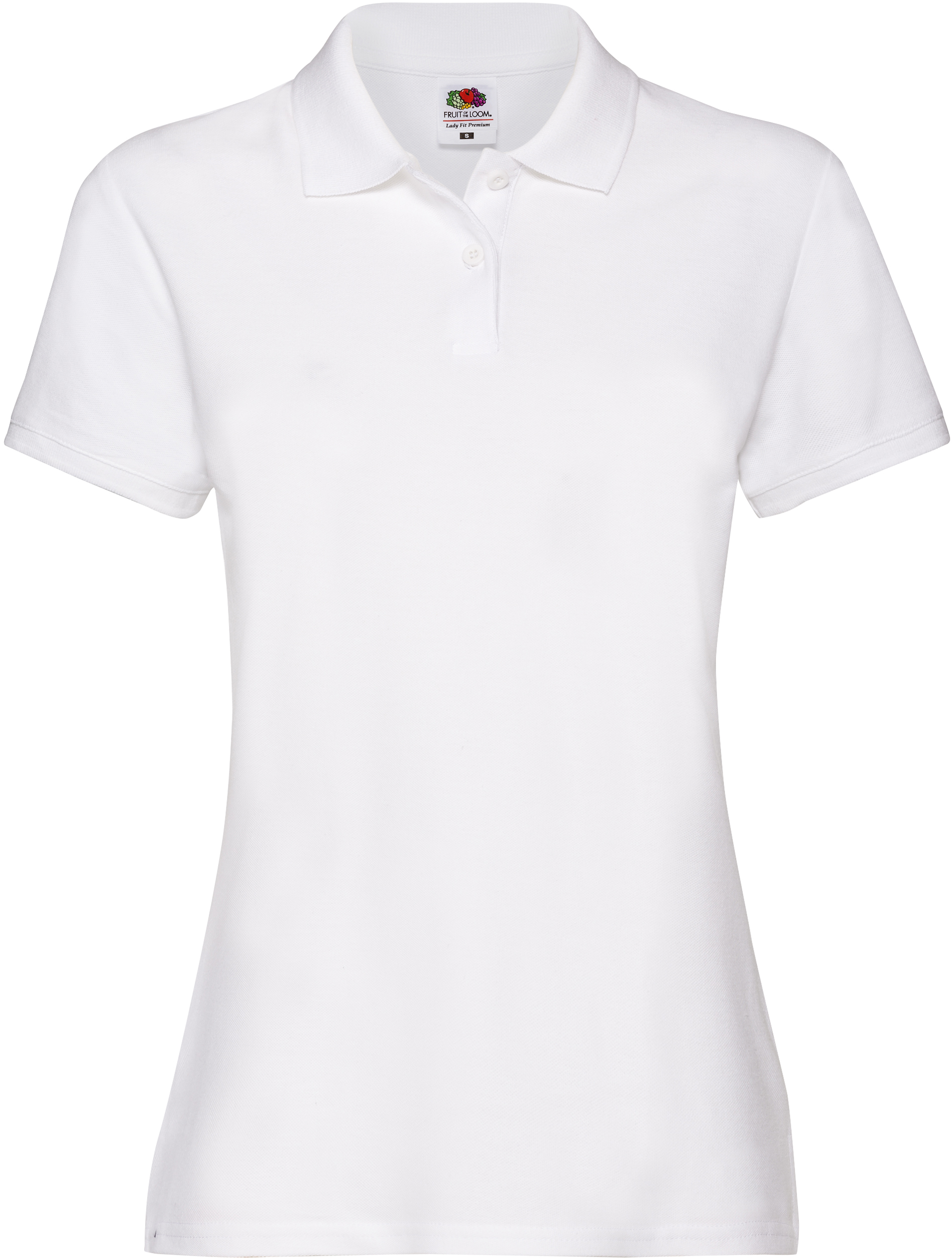 Premium Damen-Poloshirt mit Seitenschlitzen