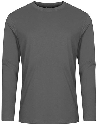 Bügelleichtes Herren-Longsleeve aus Mischgewebe