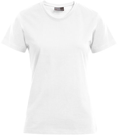 Schmal geschnittenes Premium Damen-T-Shirt