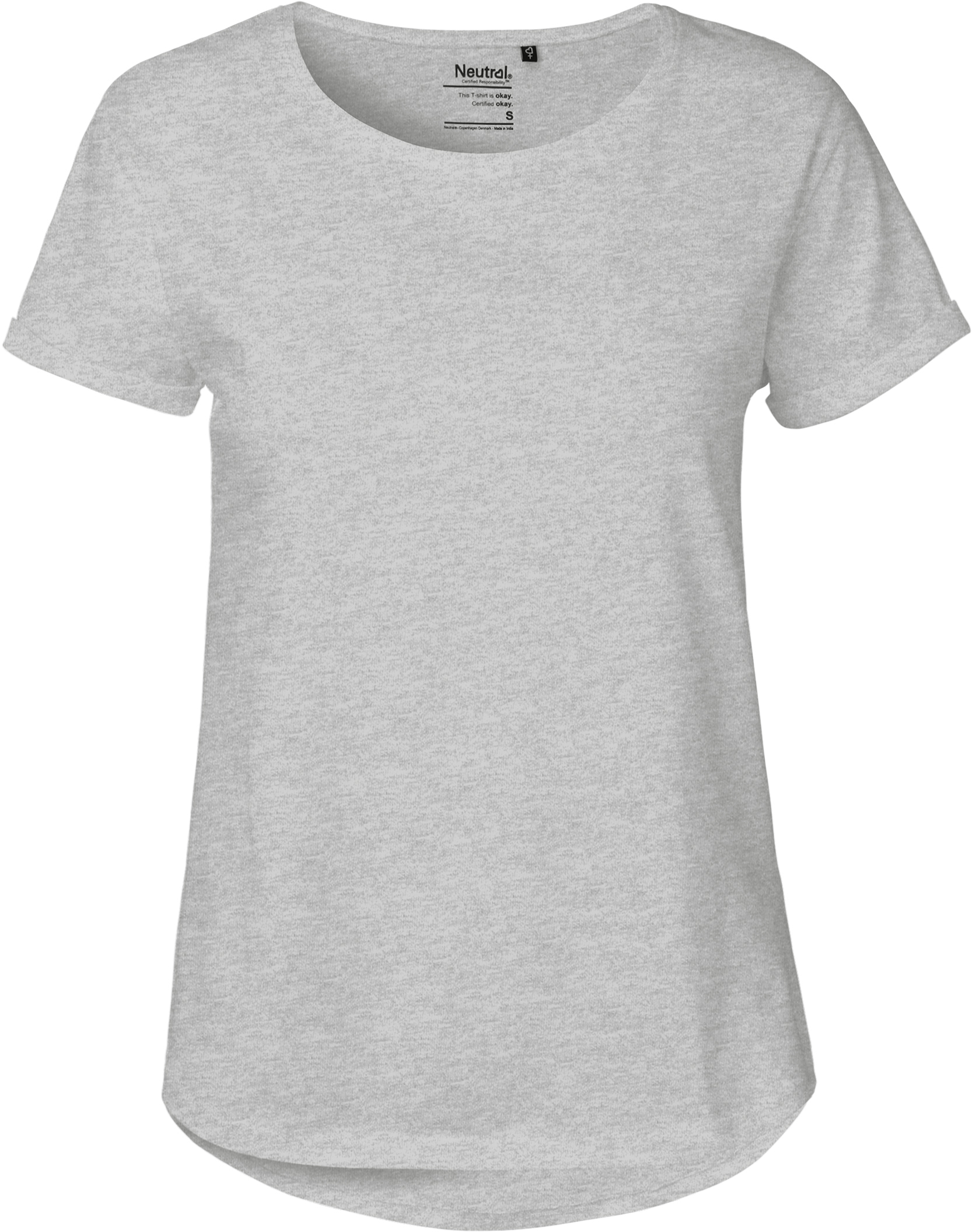 Roll-Up Damen-T-Shirt aus Fairtrade-Baumwolle