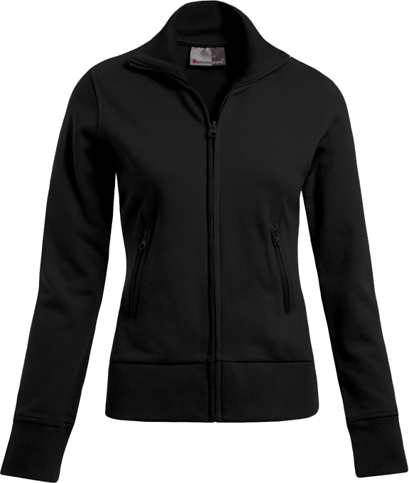 Damen-Sweatjacke mit Stehkragen