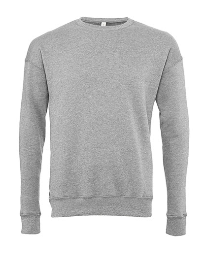 Unisex Fleece-Sweatshirt mit überschnittenen Schultern